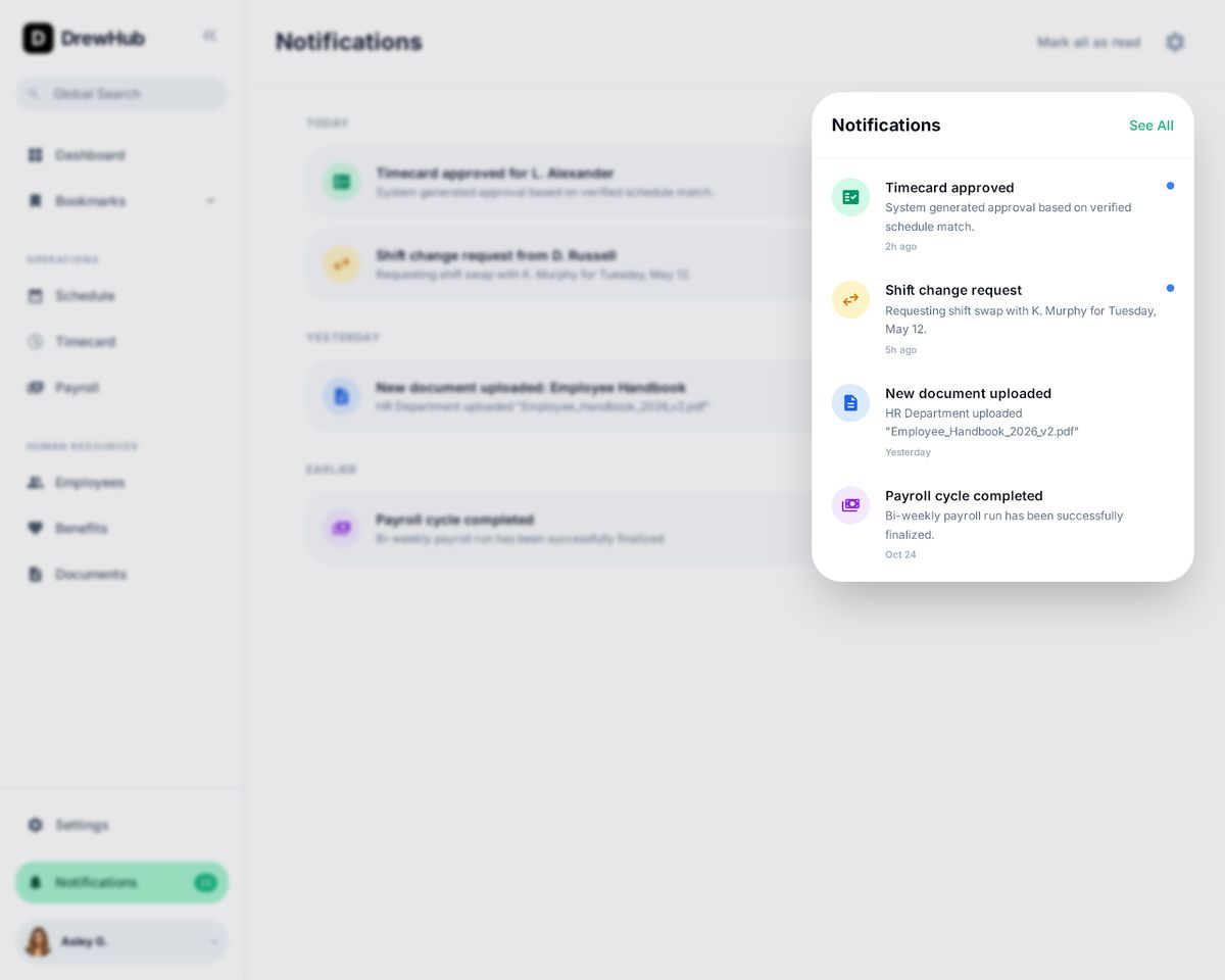Order Status Notifications