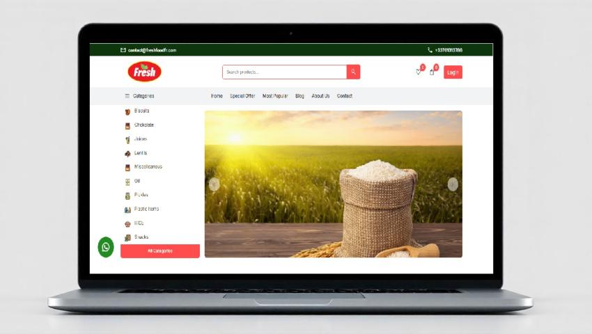 E-commerce Website - FreshFood France