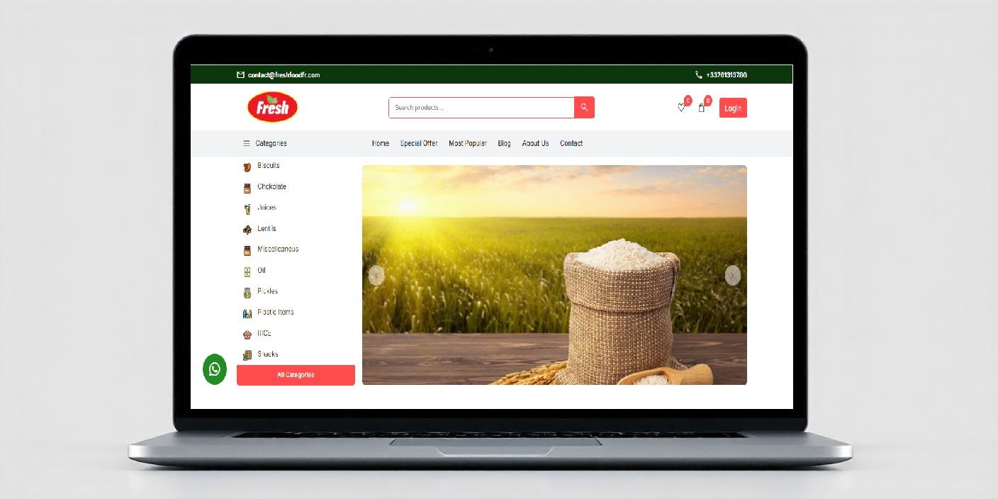 E-commerce Website - FreshFood France